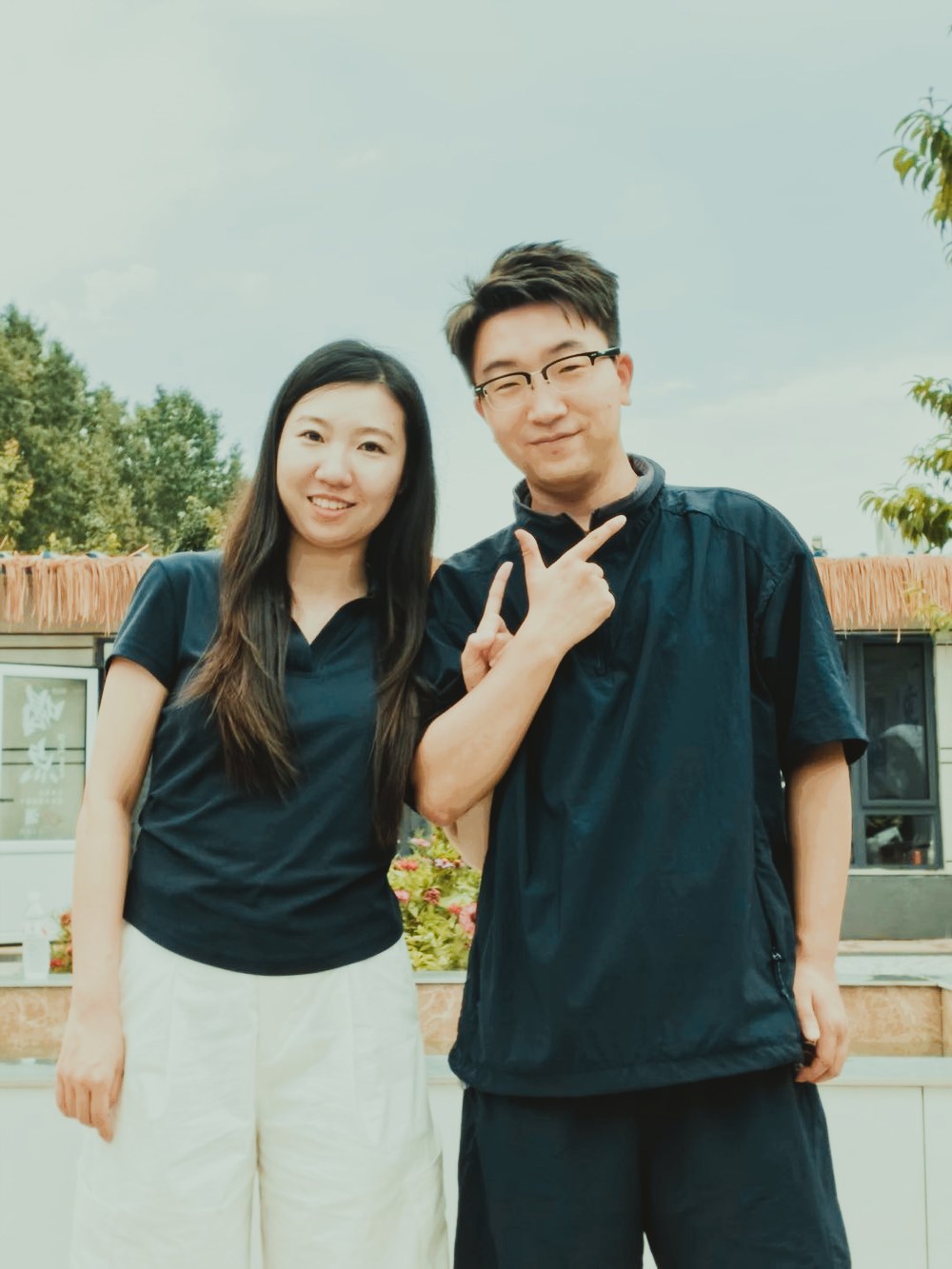 情侣双人照